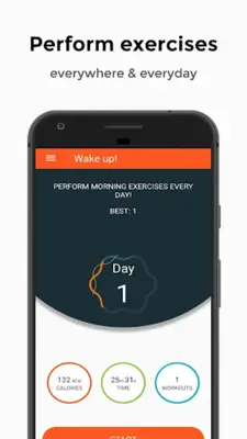 Morning exercises - Wake up android App screenshot 2